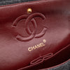 Chanel Double Flap Small Wolle Grau 24k GHW