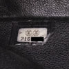 Chanel Classic Single Flap East West Microquilting Jersey Beige Schwarz GHW Matt