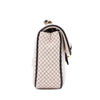 Chanel Classic Single Flap East West Microquilting Jersey Beige Schwarz GHW Matt