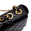Chanel Classic Single Flap Jumbo XL Lackleder Schwarz GHW 24k