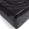 Chanel Classic Single Flap Jumbo XL Lackleder Schwarz GHW 24k