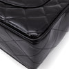 Chanel Classic Single Flap Jumbo XL Lackleder Schwarz GHW 24k