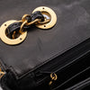 Chanel Classic Single Flap Jumbo XL Lackleder Schwarz GHW 24k