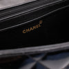 Chanel Classic Single Flap Jumbo XL Lackleder Schwarz GHW 24k