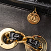Chanel Classic Single Flap Jumbo XL Lackleder Schwarz GHW 24k
