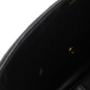 Chanel Classic Single Flap Jumbo XL Lackleder Schwarz GHW 24k