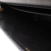 Chanel Classic Single Flap Jumbo XL Lackleder Schwarz GHW 24k