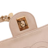 Chanel Classic Single Flap Coco Sailor Jumbo Jersey Dunkelblau Creme Streifen GHW