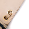 Chanel Classic Single Flap Coco Sailor Jumbo Jersey Dunkelblau Creme Streifen GHW