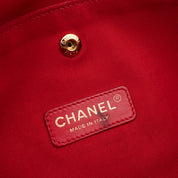 Chanel Classic Single Flap Coco Sailor Jumbo Jersey Dunkelblau Creme Streifen GHW