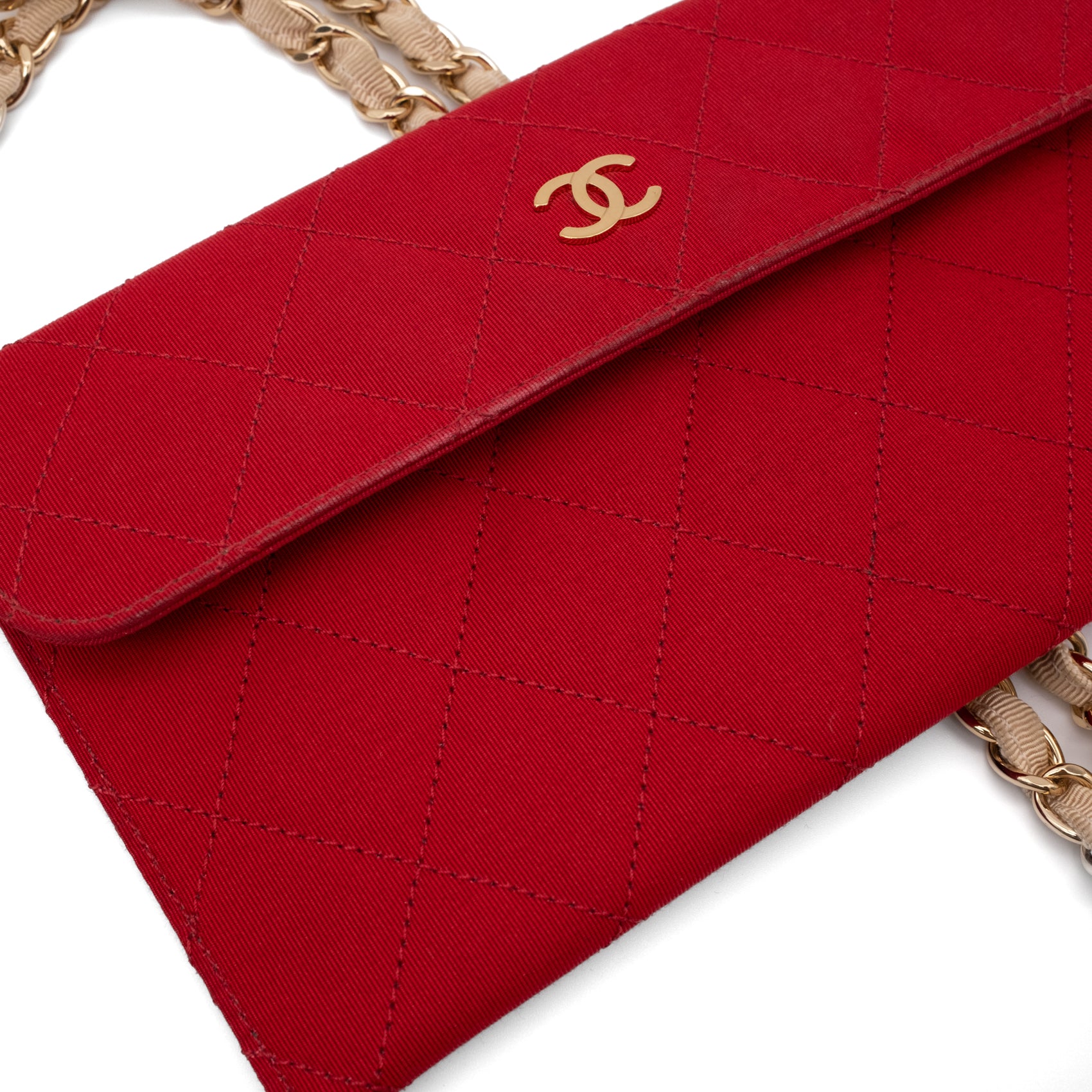 Chanel Classic Single Flap Coco Sailor Jumbo Jersey Dunkelblau Creme Streifen GHW