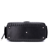 Chanel Classic Jumbo Single Flap Schultertasche Lammleder Schwarz Vertical Quilted Mademoiselle SHW
