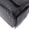 Chanel Classic Jumbo Single Flap Schultertasche Lammleder Schwarz Vertical Quilted Mademoiselle SHW