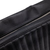 Chanel Classic Jumbo Single Flap Schultertasche Lammleder Schwarz Vertical Quilted Mademoiselle SHW