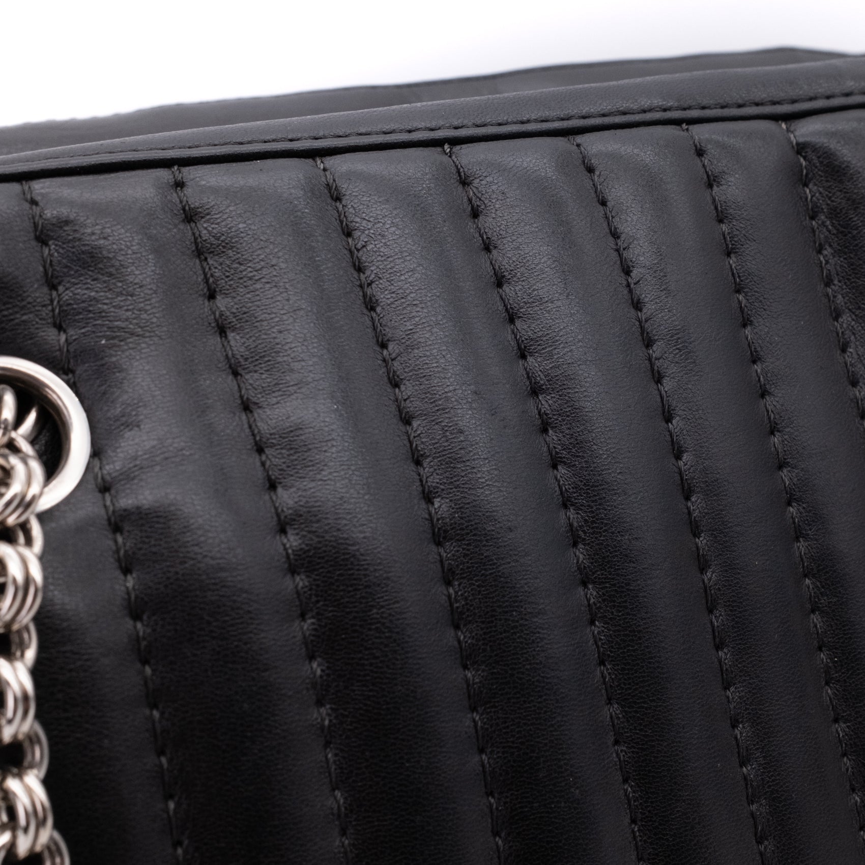 Chanel Classic Jumbo Single Flap Schultertasche Lammleder Schwarz Vertical Quilted Mademoiselle SHW