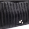 Chanel Classic Jumbo Single Flap Schultertasche Lammleder Schwarz Vertical Quilted Mademoiselle SHW