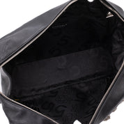 Chanel Classic Jumbo Single Flap Schultertasche Lammleder Schwarz Vertical Quilted Mademoiselle SHW