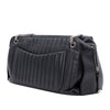 Chanel Classic Jumbo Single Flap Schultertasche Lammleder Schwarz Vertical Quilted Mademoiselle SHW