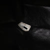 Schwarze Chanel Timeless Handtasche Double Face Medium Größe aus Jersey Material mit silberner Hardware Seriennummer
