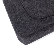 Chanel Classic Double Flap Medium Wolle Grau GHW 24k