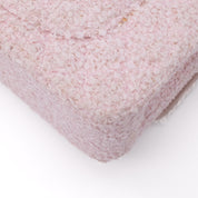 Chanel Classic Double Flap Medium Boucle Tweed Rosa Pink GHW