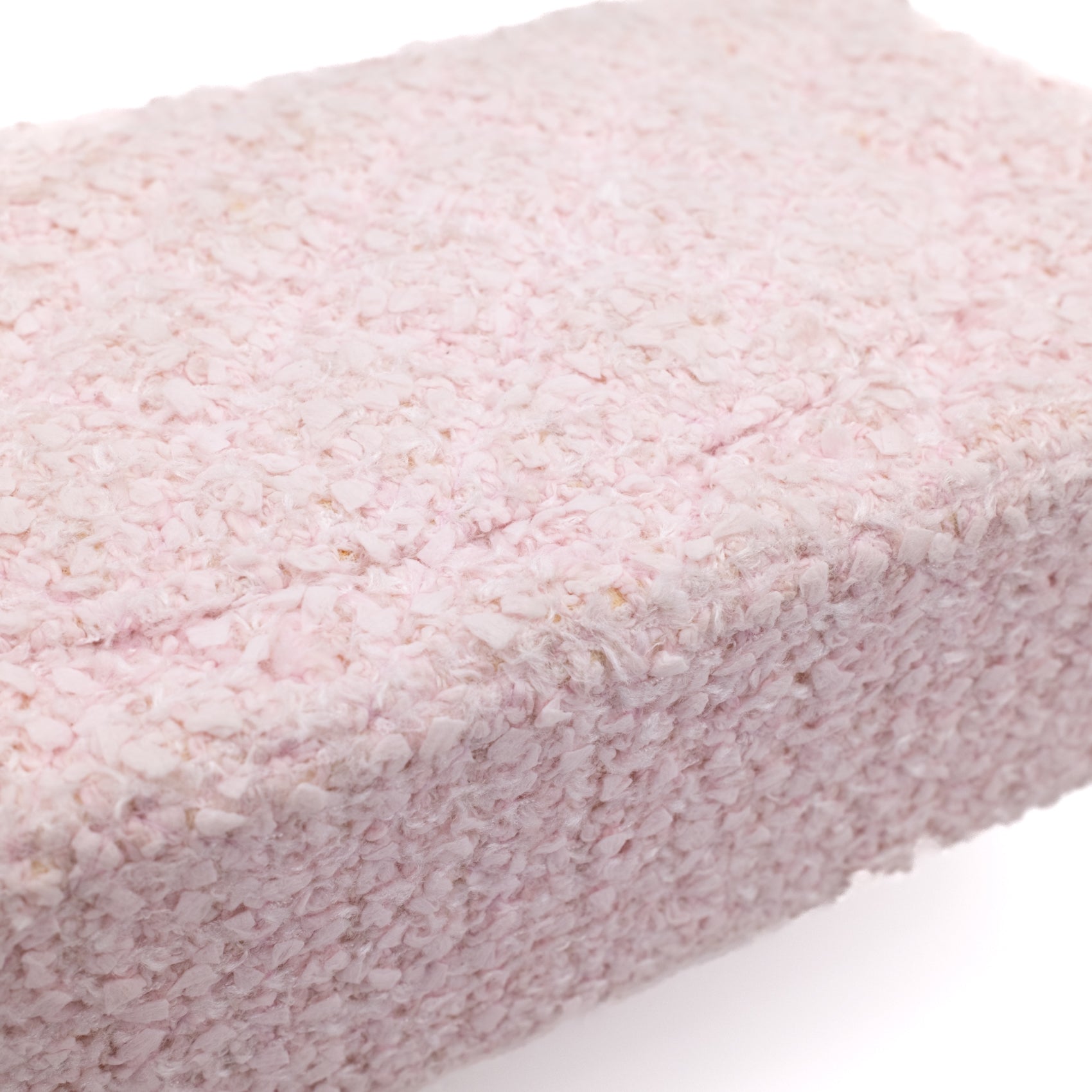 Chanel Classic Double Flap Medium Boucle Tweed Rosa Pink GHW