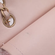 Chanel Classic Double Flap Medium Boucle Tweed Rosa Pink GHW