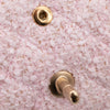 Chanel Classic Double Flap Medium Boucle Tweed Rosa Pink GHW