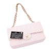 Chanel Classic Double Flap Medium Boucle Tweed Rosa Pink GHW