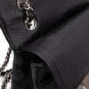 Chanel Classic Timeless Double Flap Bag in Medium Größe aus schwarzem Caviar Leder Material mit silberner Hardware