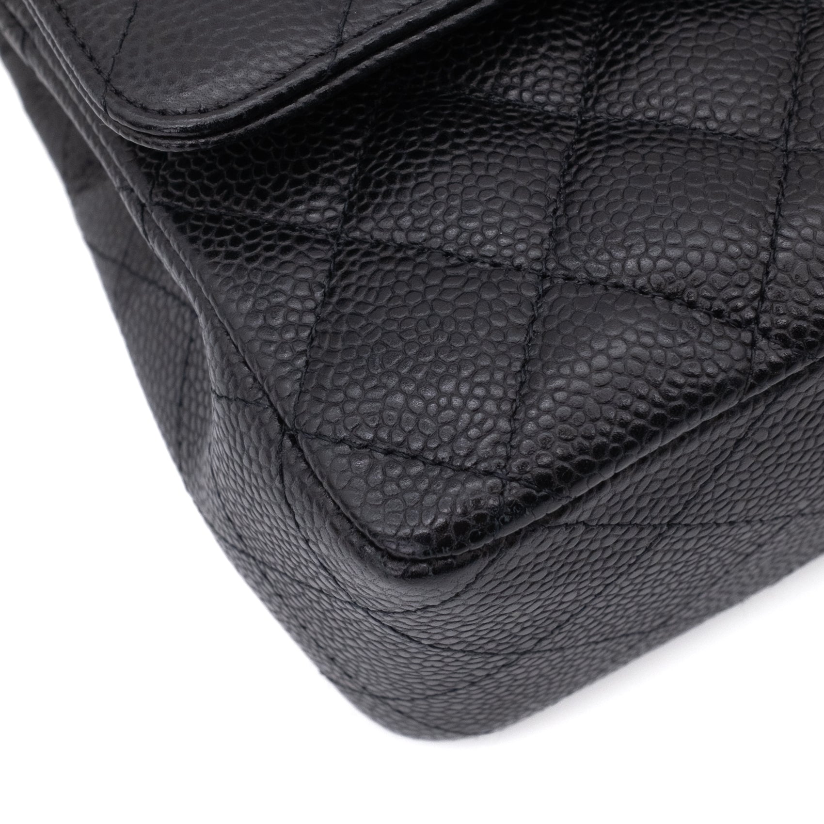 Chanel Classic Double Flap Medium Caviarleder Schwarz PHW