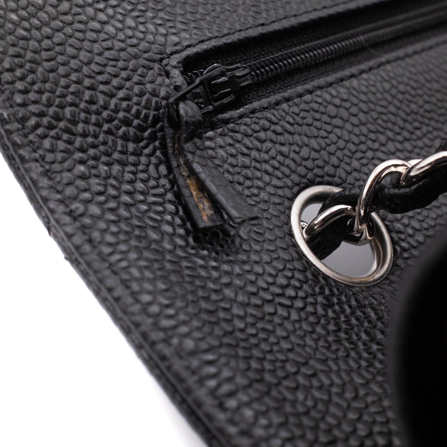 Chanel Classic Double Flap Medium Caviarleder Schwarz PHW