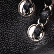 Chanel Classic Double Flap Medium Caviarleder Schwarz PHW