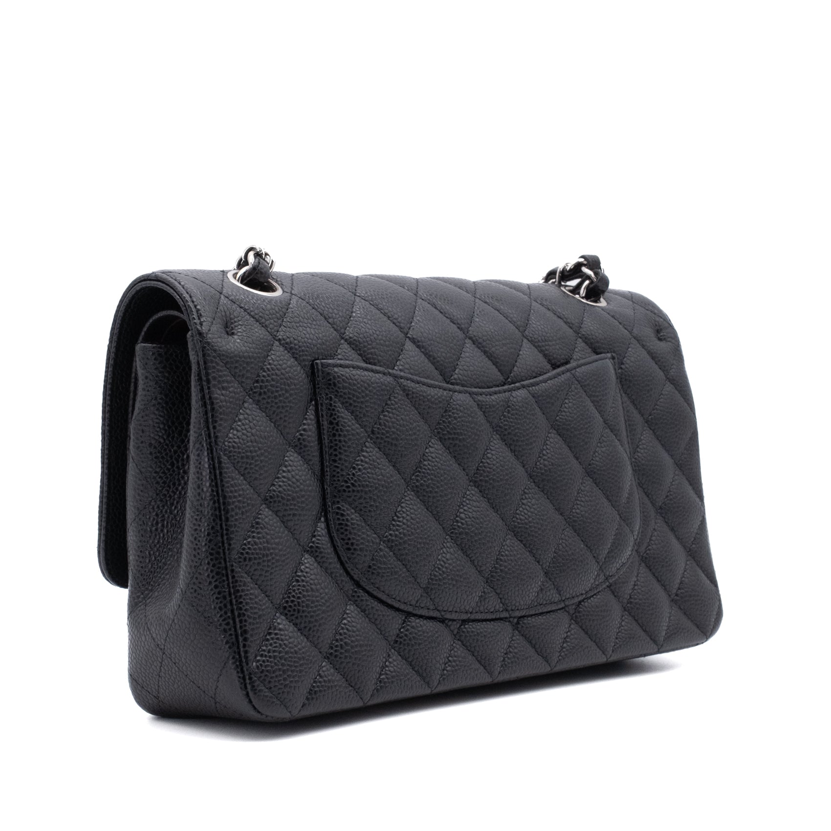 Chanel Classic Double Flap Medium Caviarleder Schwarz PHW