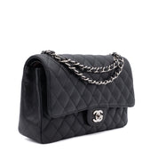 Chanel Classic Double Flap Medium Caviarleder Schwarz PHW