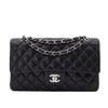 Chanel Classic Timeless Double Flap Bag Medium Lammleder Schwarz PHW