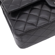 Chanel Classic Timeless Double Flap Bag Medium Lammleder Schwarz PHW