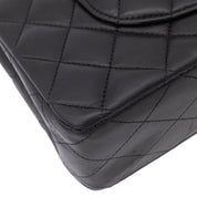 Chanel Classic Timeless Double Flap Bag Medium Lammleder Schwarz PHW