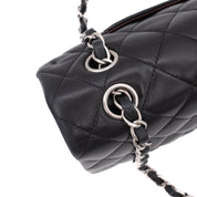 Chanel Classic Timeless Double Flap Bag Medium Lammleder Schwarz PHW