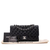Chanel Classic Timeless Double Flap Bag Medium Lammleder Schwarz PHW
