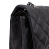 Chanel Classic Timeless Double Flap Bag Medium Lammleder Schwarz PHW