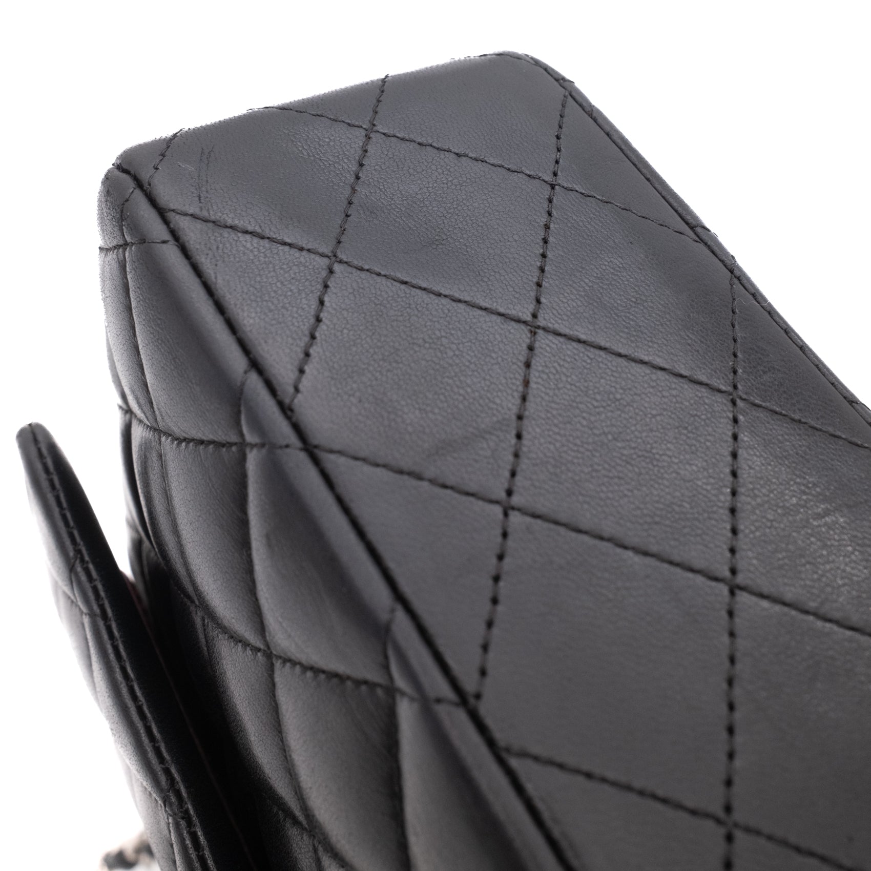Chanel Classic Timeless Double Flap Bag Medium Lammleder Schwarz PHW