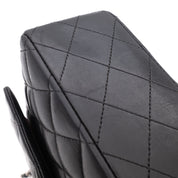 Chanel Classic Timeless Double Flap Bag Medium Lammleder Schwarz PHW