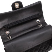 Chanel Classic Timeless Double Flap Bag Medium Lammleder Schwarz PHW