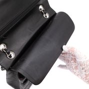 Chanel Classic Timeless Double Flap Bag Medium Lammleder Schwarz PHW