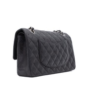 Chanel Classic Timeless Double Flap Bag Medium Lammleder Schwarz PHW