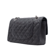 Chanel Classic Timeless Double Flap Bag Medium Lammleder Schwarz PHW