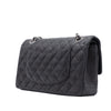 Chanel Classic Timeless Double Flap Bag Medium Lammleder Schwarz PHW