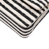 Chanel Classic Double Flap Medium Jersey Streifen Schwarz Weiß GHW