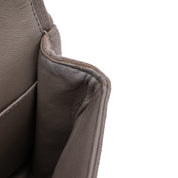 Chanel Classic Timeless Double Flap Bag in Medium Größe aus beige taupe Jersey Material mit silberner Hardware